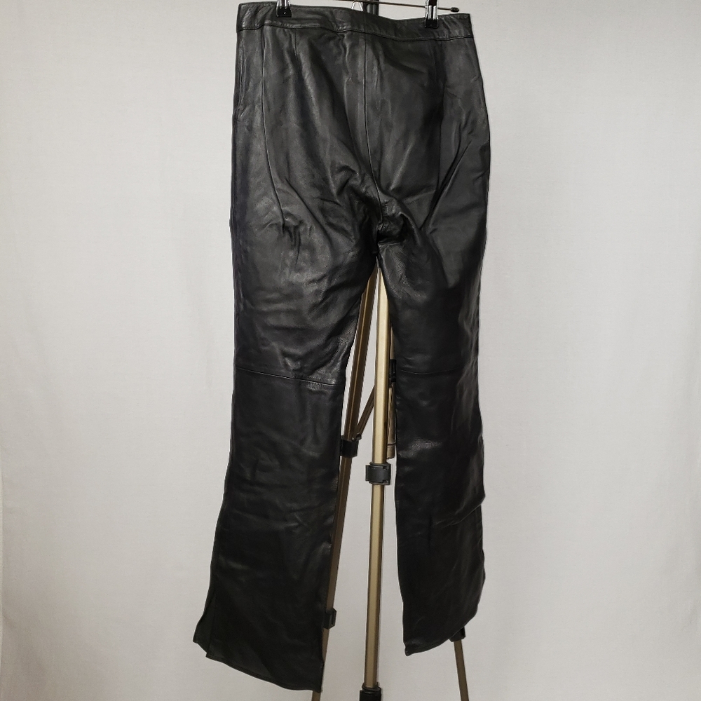 Cache High Waisted Leather Pants - image 2